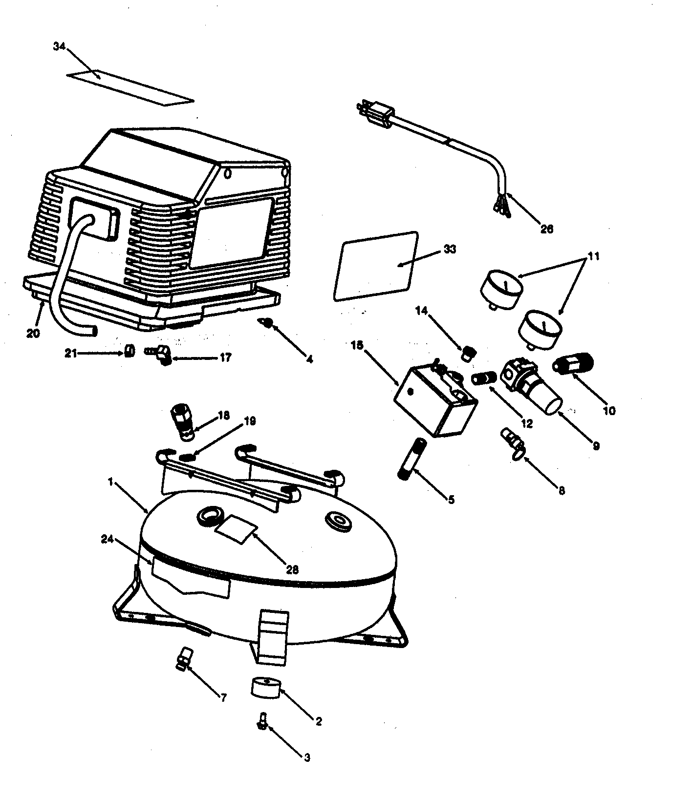 Craftsman 919152142 compressor diagram