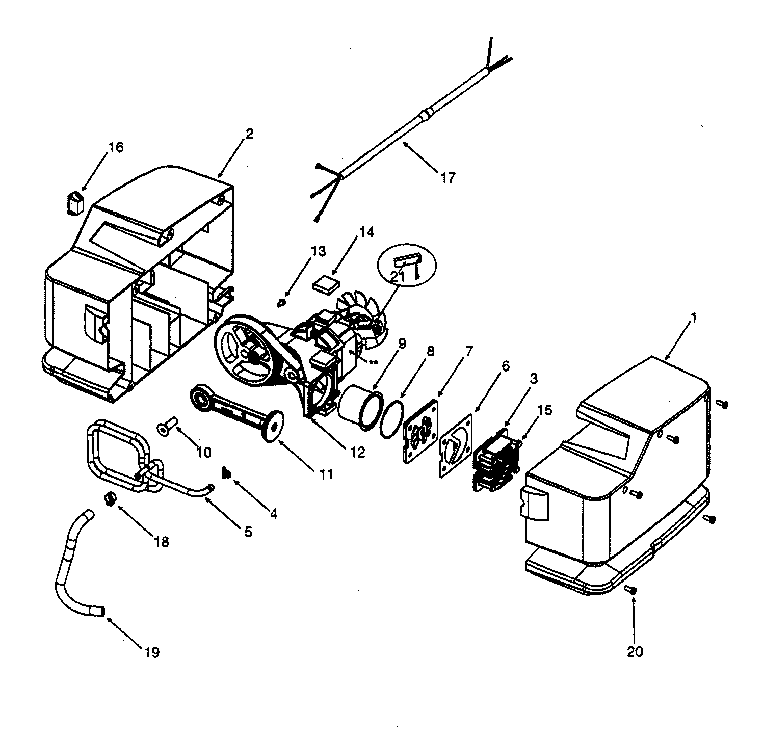 Craftsman 919165380 motor assy diagram