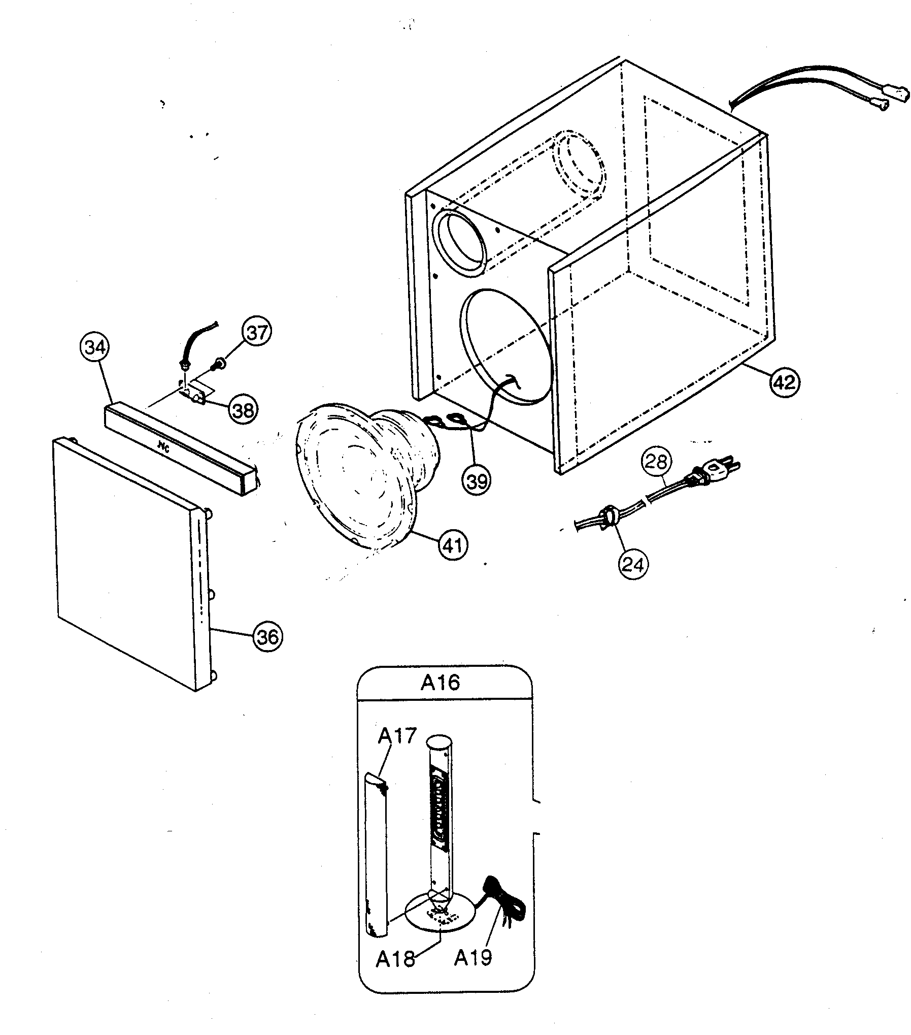 JVC FS-SD1000 speaker diagram