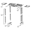 Coleman 9941-768 grill stand diagram