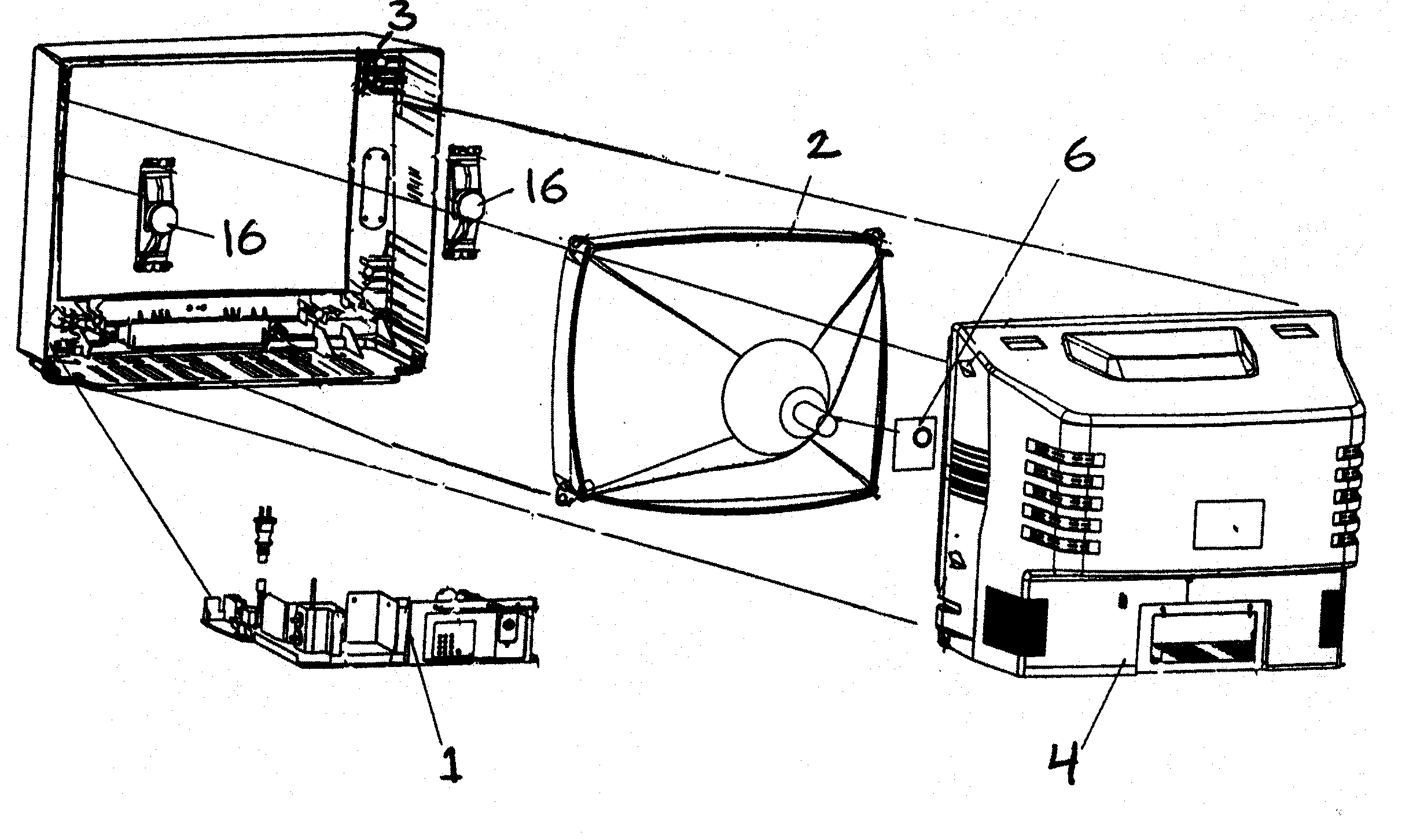Apex AT2402S cabinet parts diagram