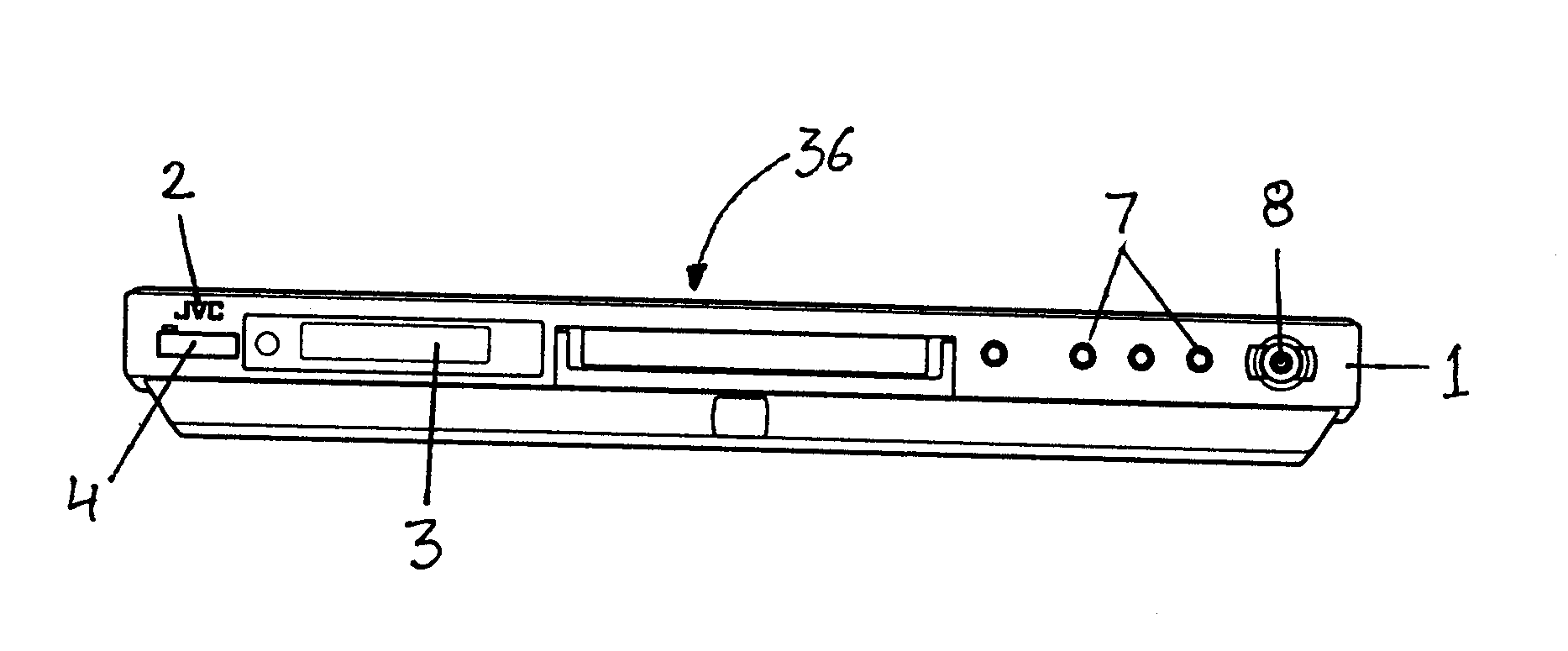JVC XV-N33SL cabinet parts diagram