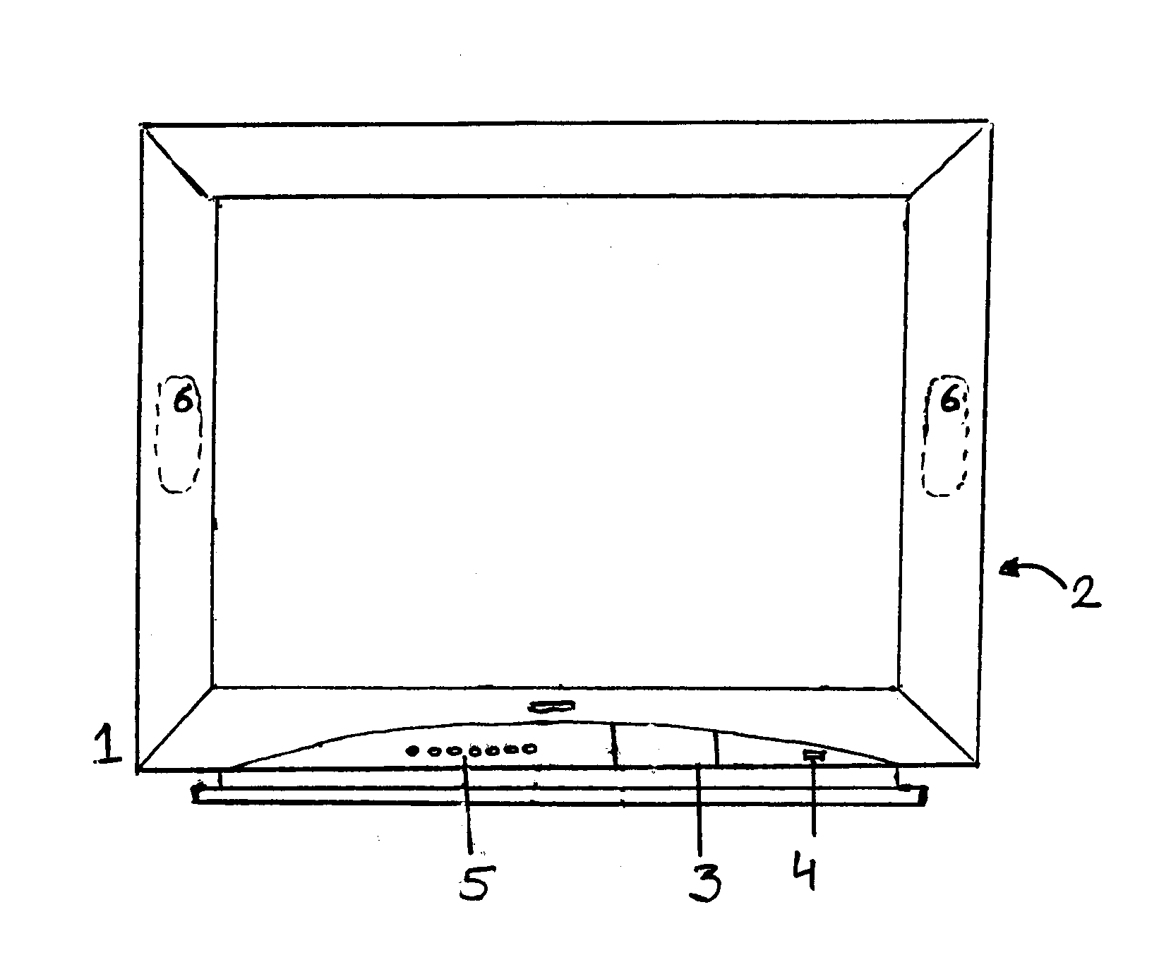 Panasonic CT-27SL13UG cabinet parts diagram