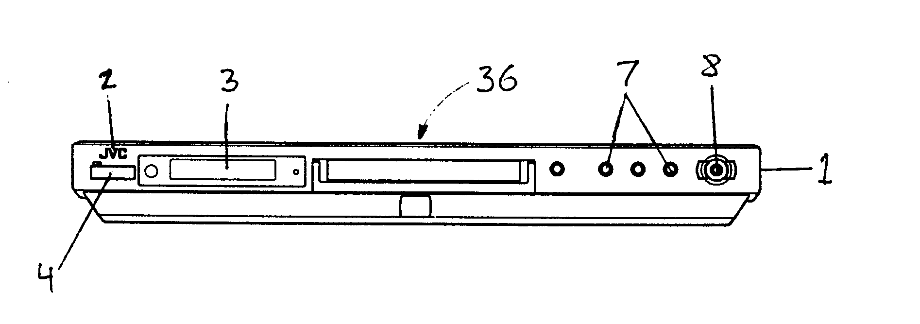 JVC XV-N44SL MK3 cabinet parts diagram