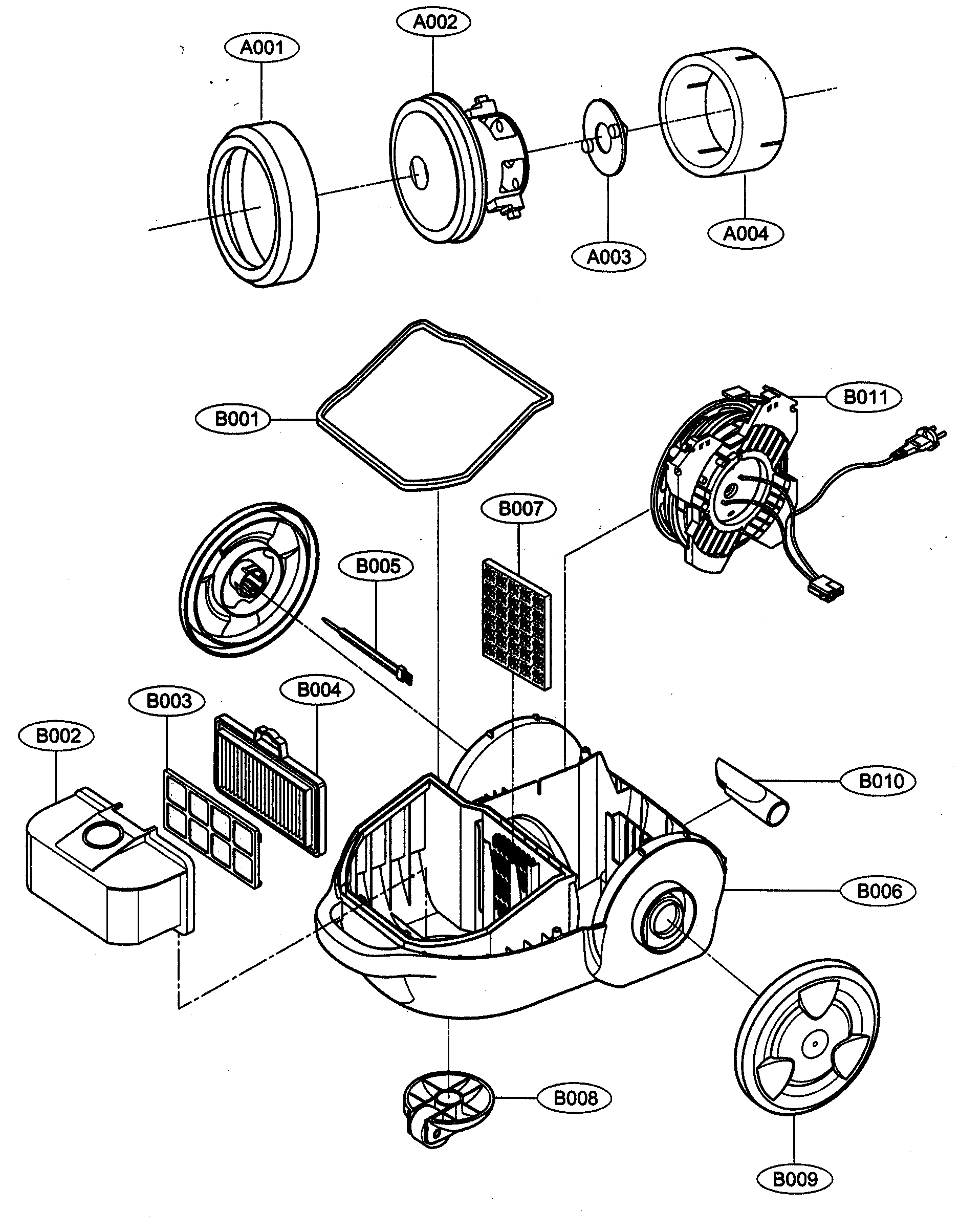 Kenmore 72123082300 cabinet parts 1 diagram