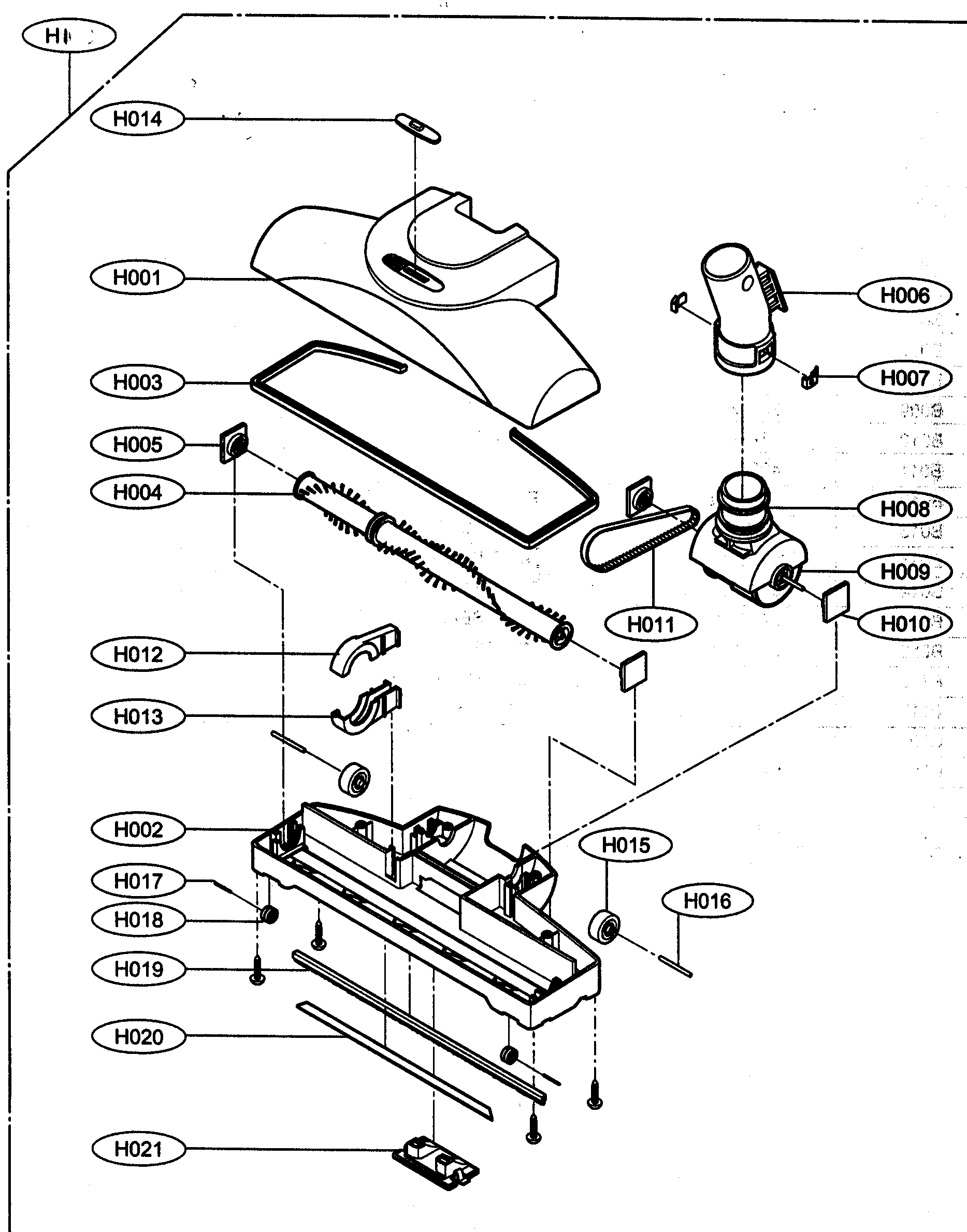 Kenmore 72123150000 power mate assy diagram