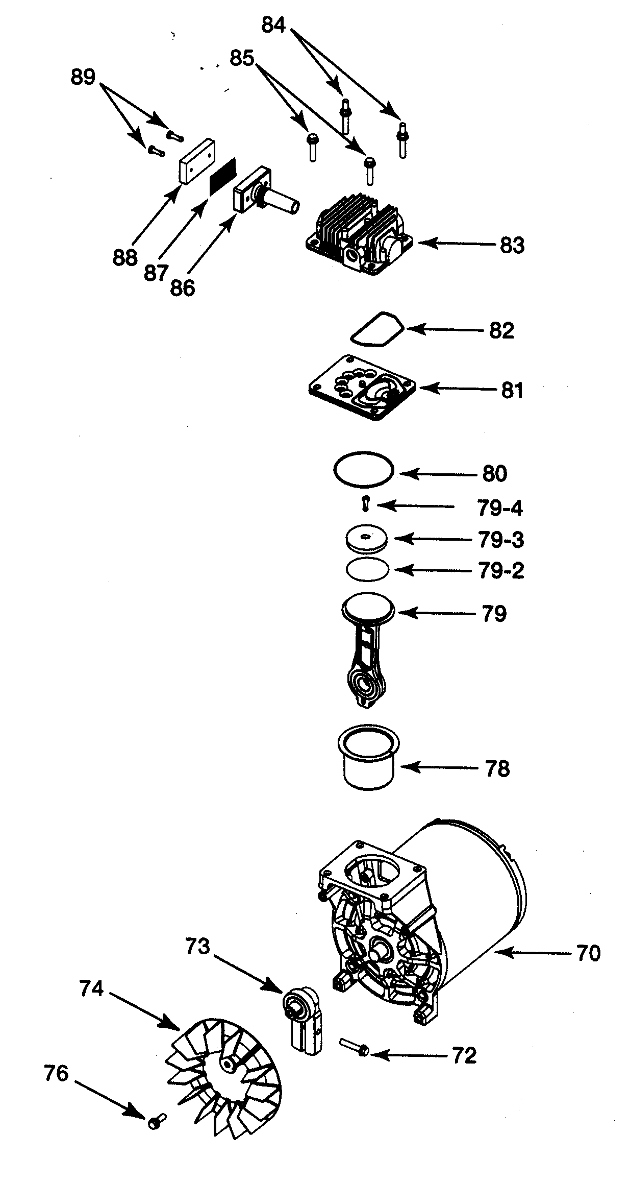 Craftsman 919167361 pump assy diagram