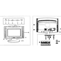 Samsung LTN1535 cabinet parts diagram