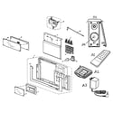 Panasonic SC-EN5P cabinet parts diagram