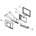 Samsung LTN406W cabinet parts diagram