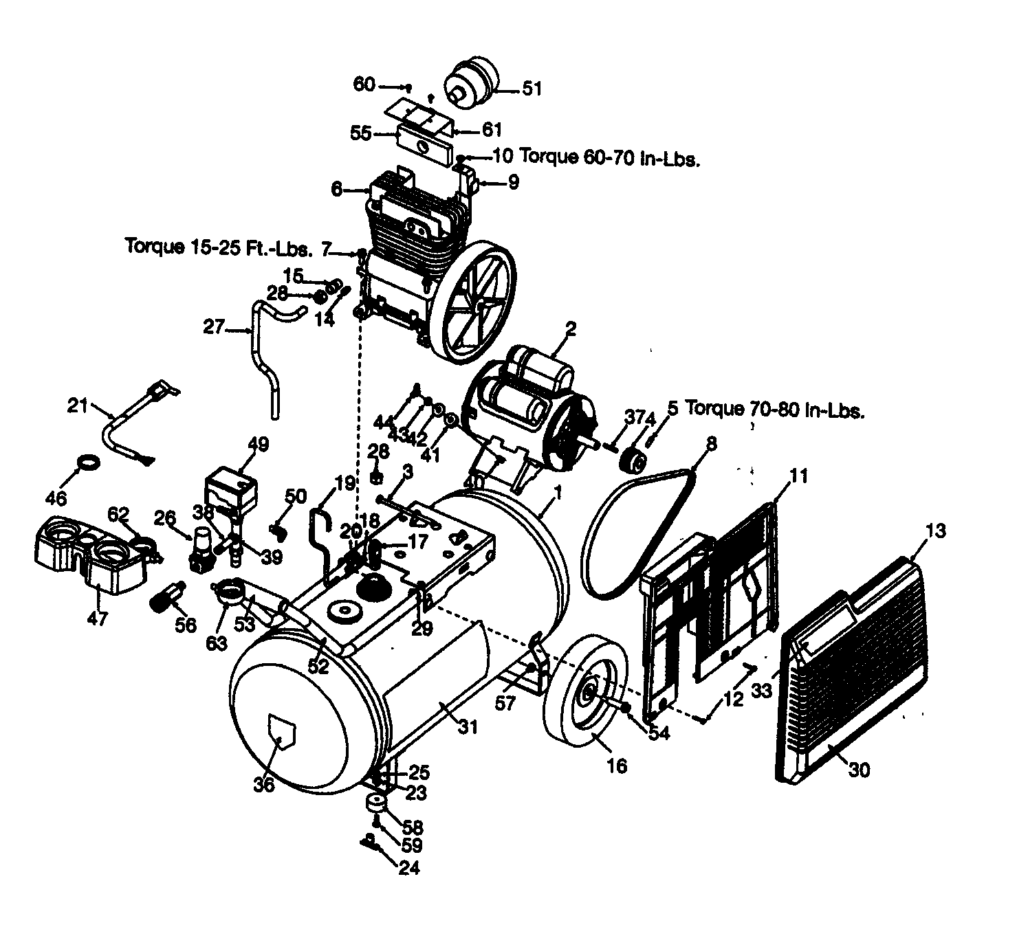 Craftsman 919195411 compressor diagram