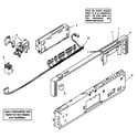 Bosch SHX99B05UC/14 fascia panel diagram