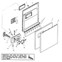 Bosch SHU66E07UC/14 door assy diagram