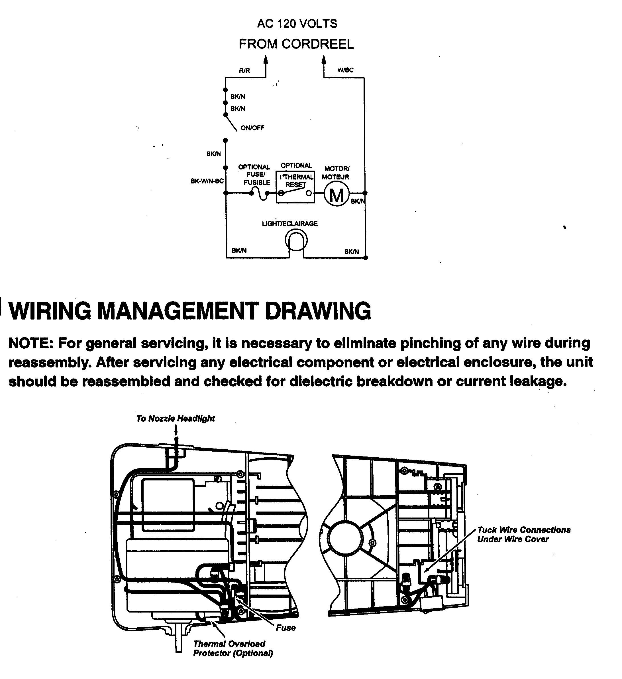 Panasonic MC-V731200 wiring diagram diagram