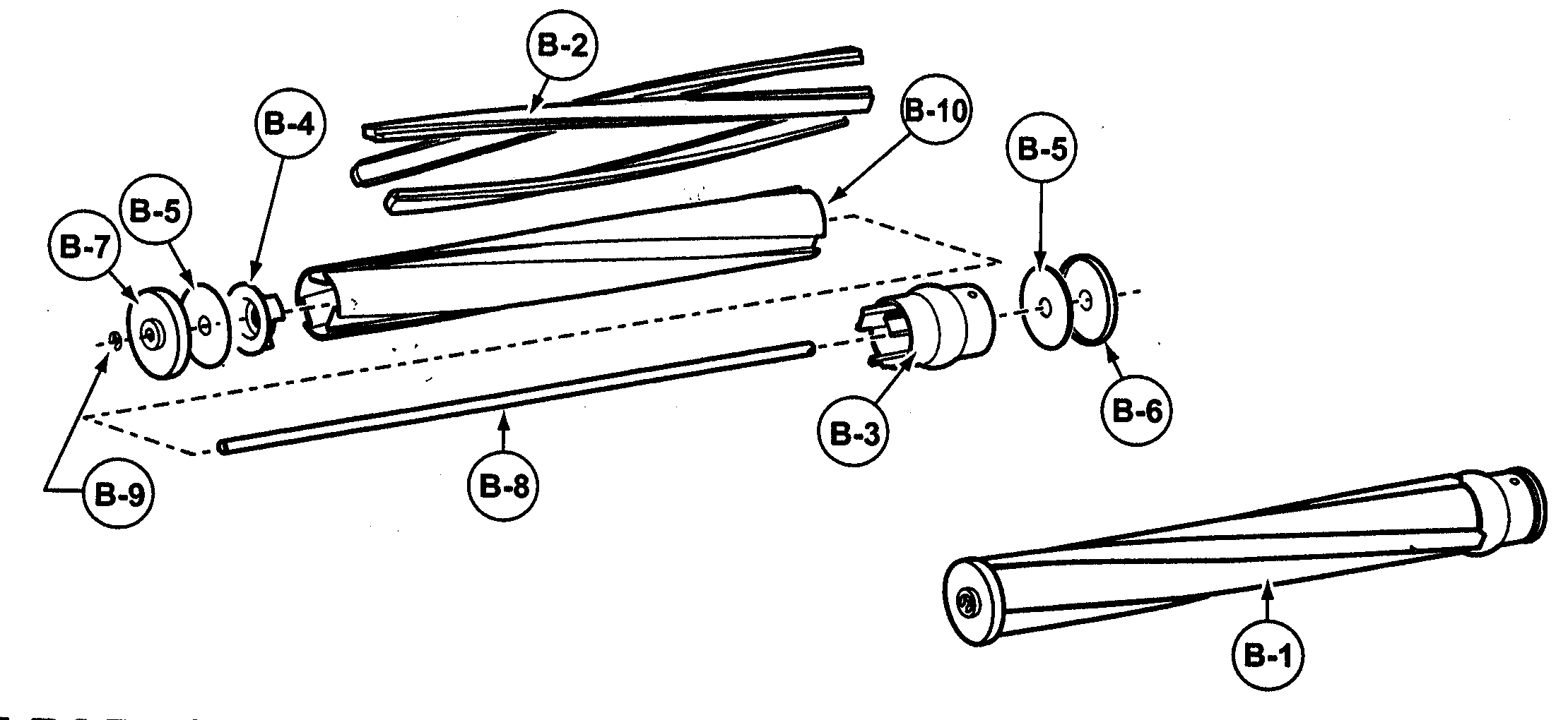 Panasonic MC-V525800 agitator assy diagram