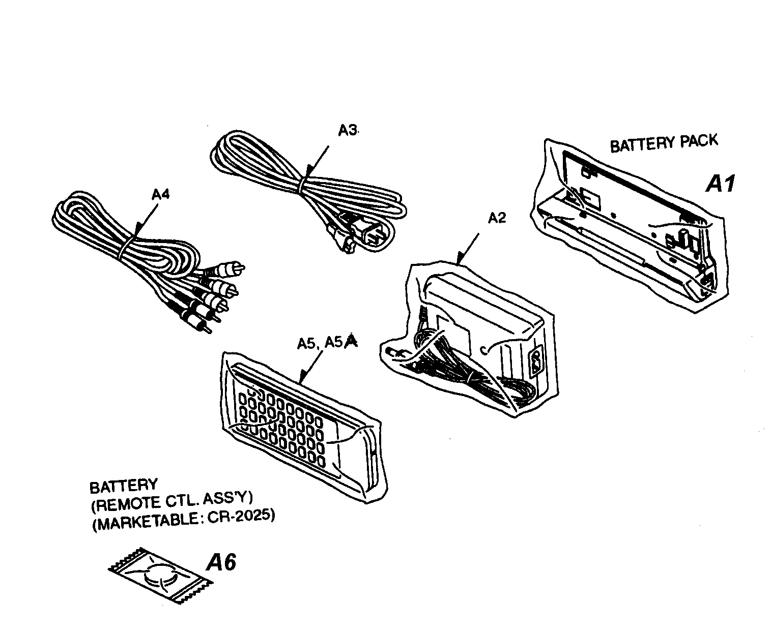Panasonic DVD-LS5PP accessorys diagram