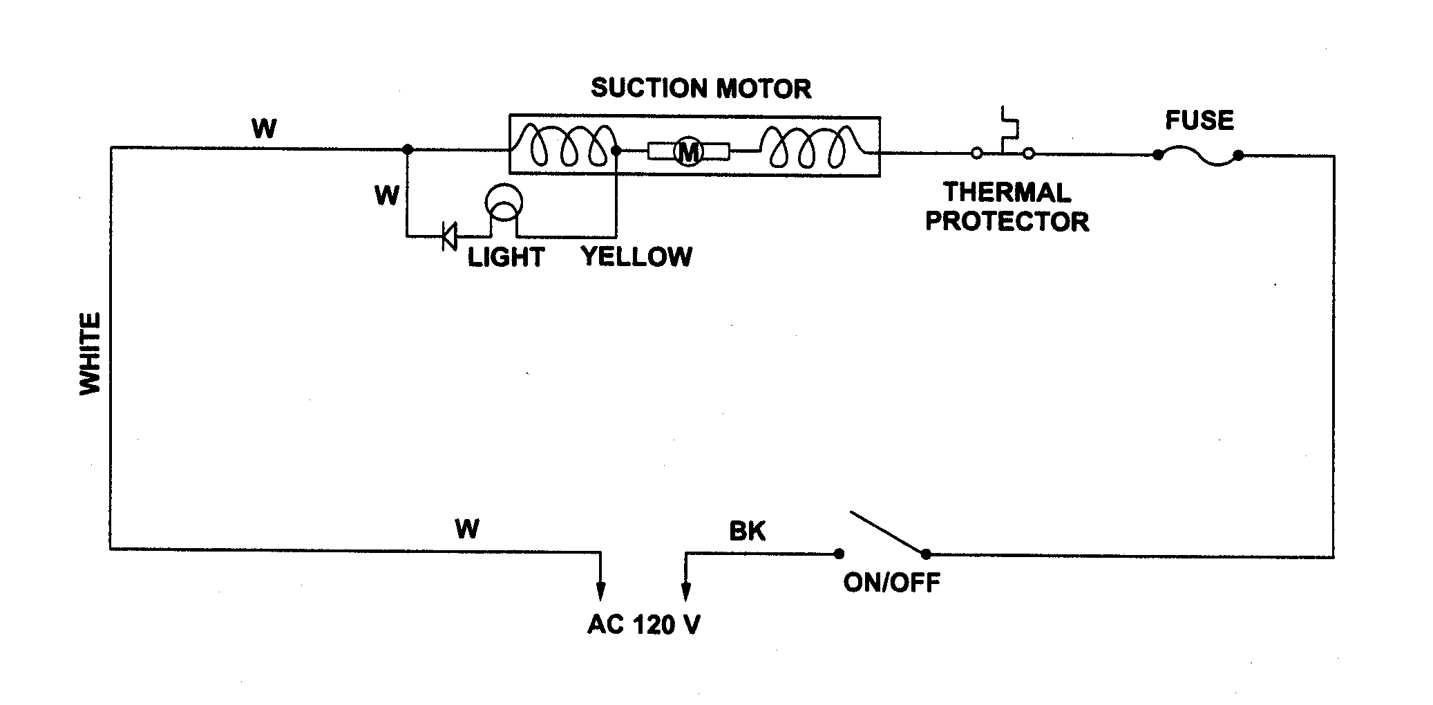 Panasonic MC-V548100 wiring diagram diagram
