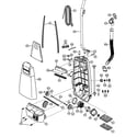 Panasonic MC-V12000 body/motor housing/motor diagram