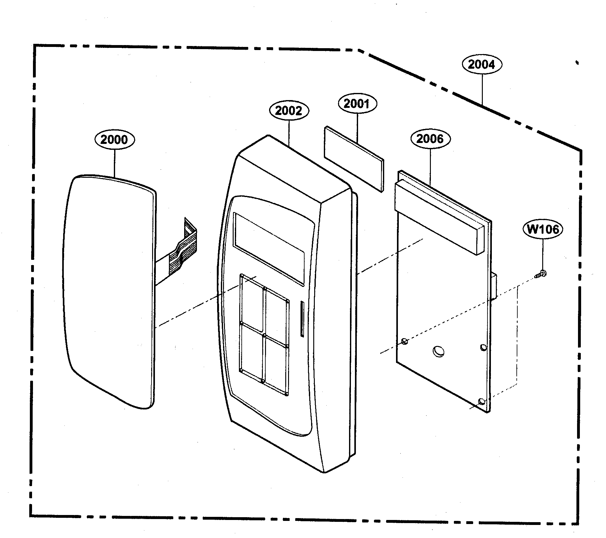 Kenmore 72162349202 controller diagram
