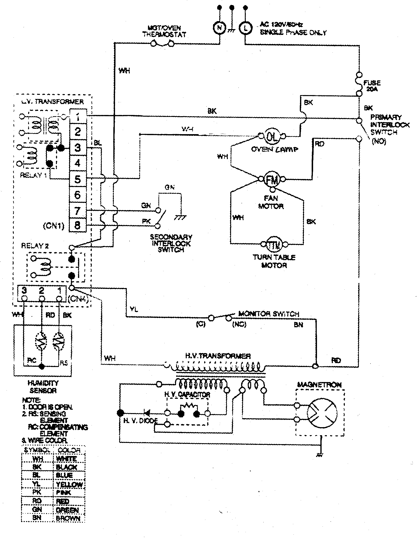 Kenmore 72162349202 wiring diagram diagram