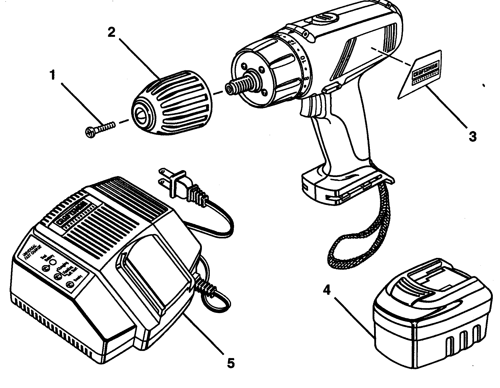 Craftsman 315269261 drill diagram