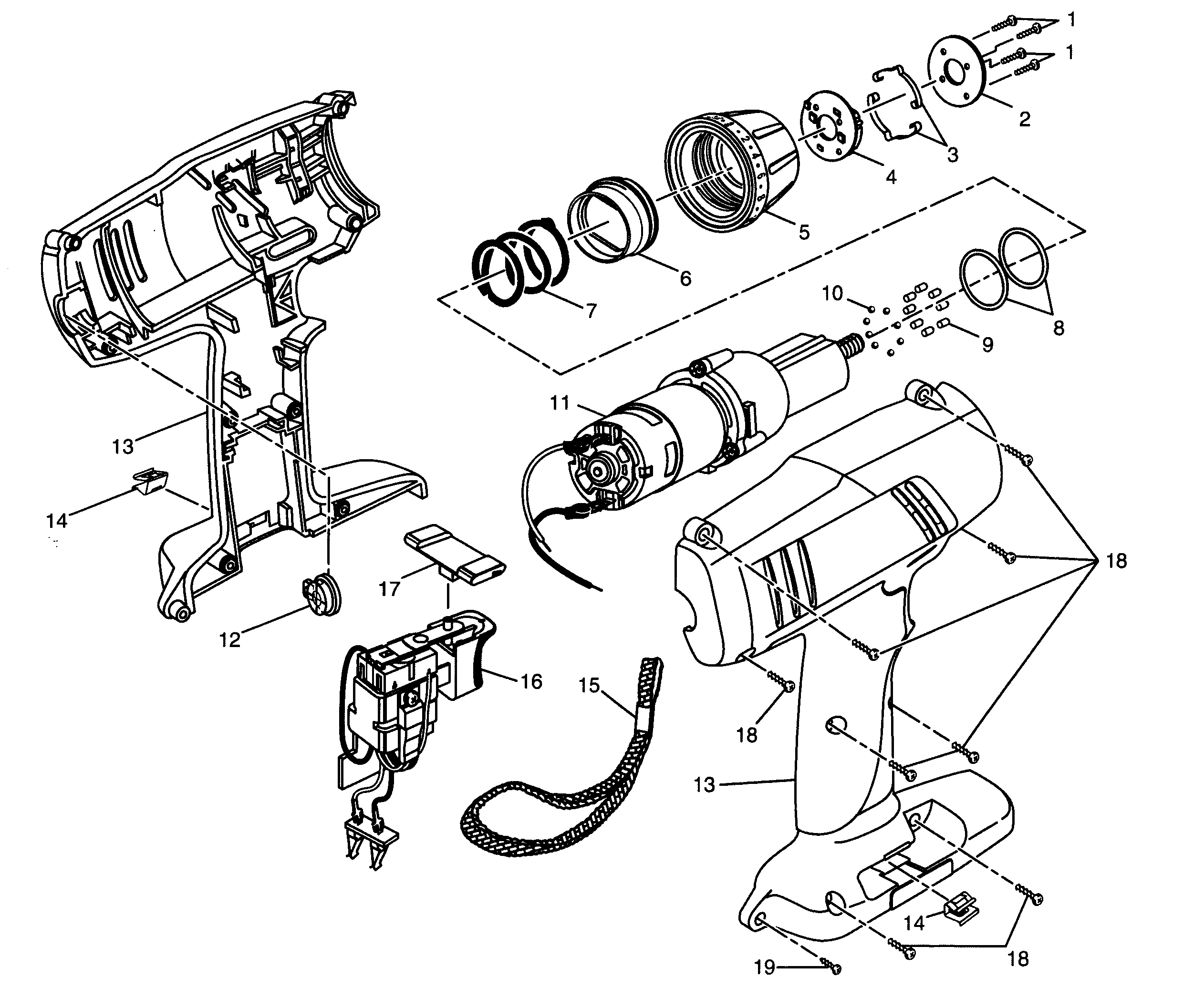 Craftsman 973114150 housing assy diagram