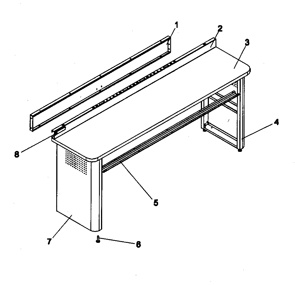 Craftsman 706592790 workbench diagram