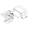 Harman Kardon AVR230 cabinet parts diagram