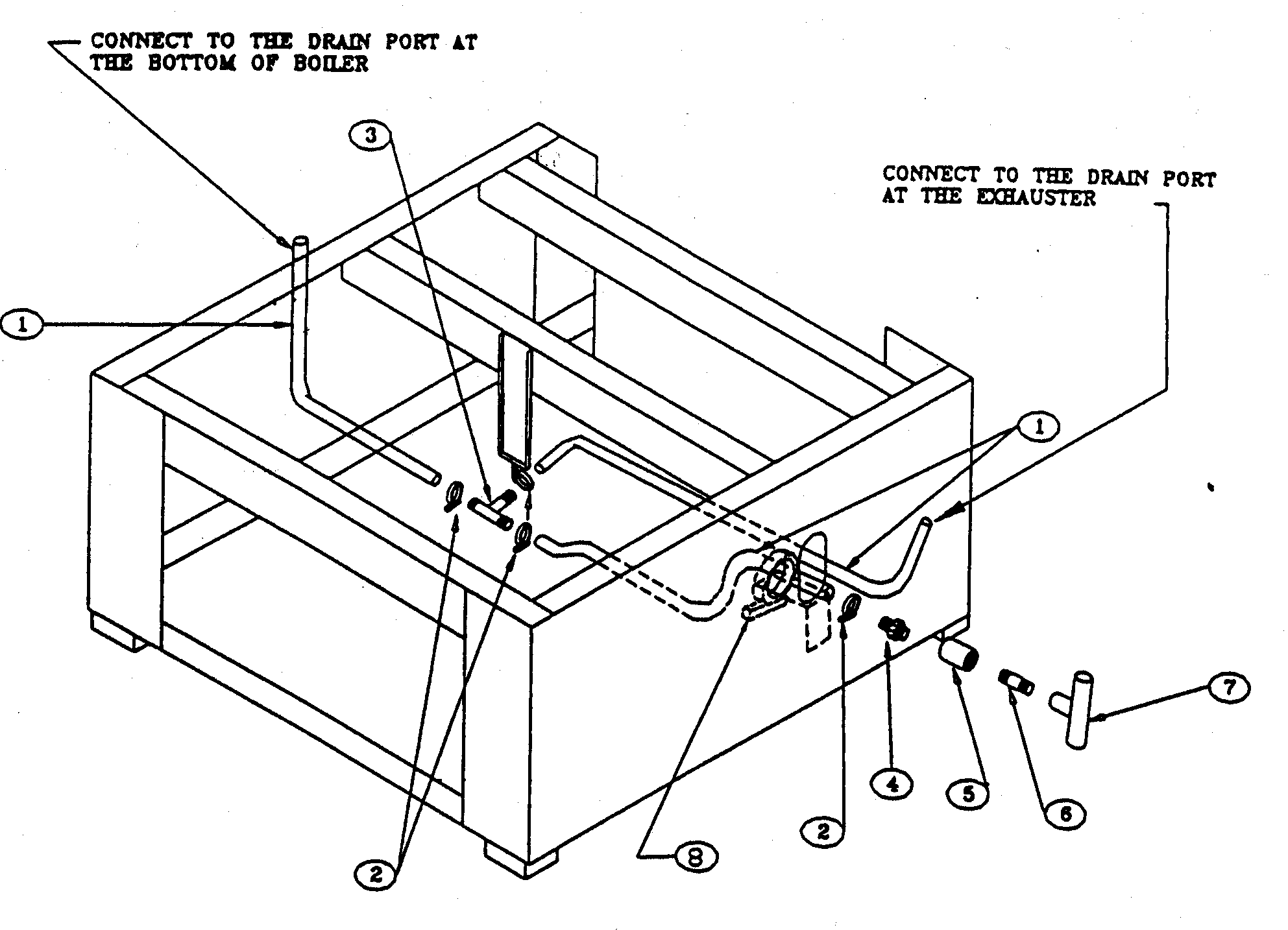 Kenmore K9075 condensate drain trap assy diagram