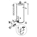 Kenmore 153333833 water heater diagram