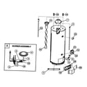 Kenmore 153333316HA water heater diagram