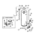Kenmore 153336161 water heater diagram
