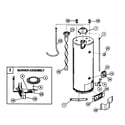 Kenmore 153336501HA water heater diagram