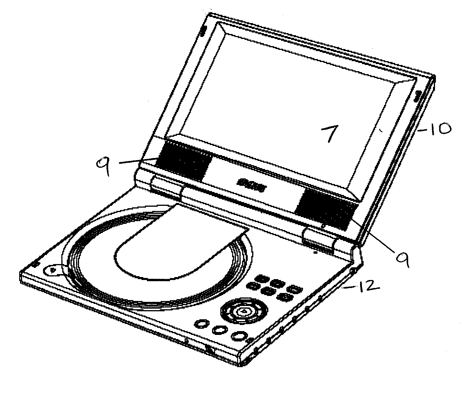 Memorex MVDP1072 cabinet parts diagram