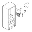 Kenmore 79575202400 ice maker parts diagram