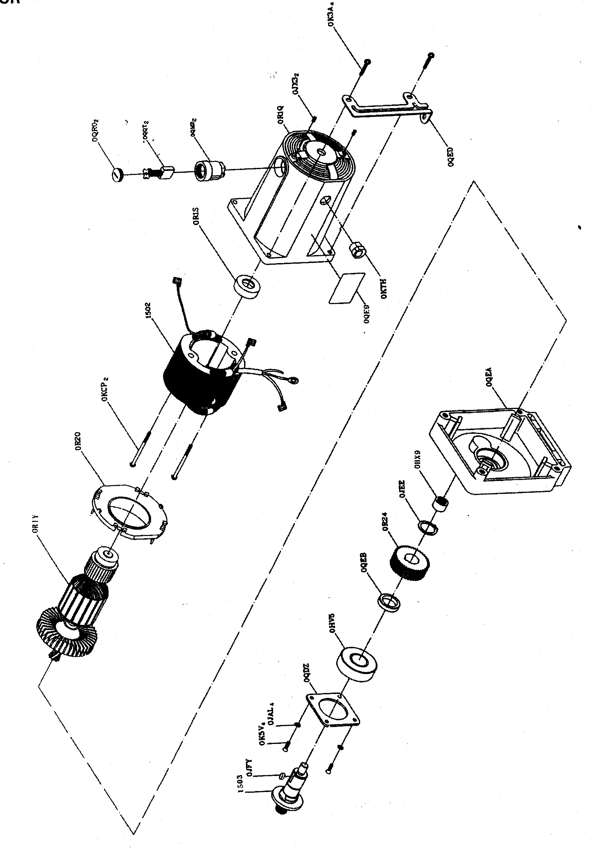Craftsman 137248101 motor assy diagram