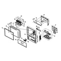 Samsung PCM545RX cabinet parts diagram