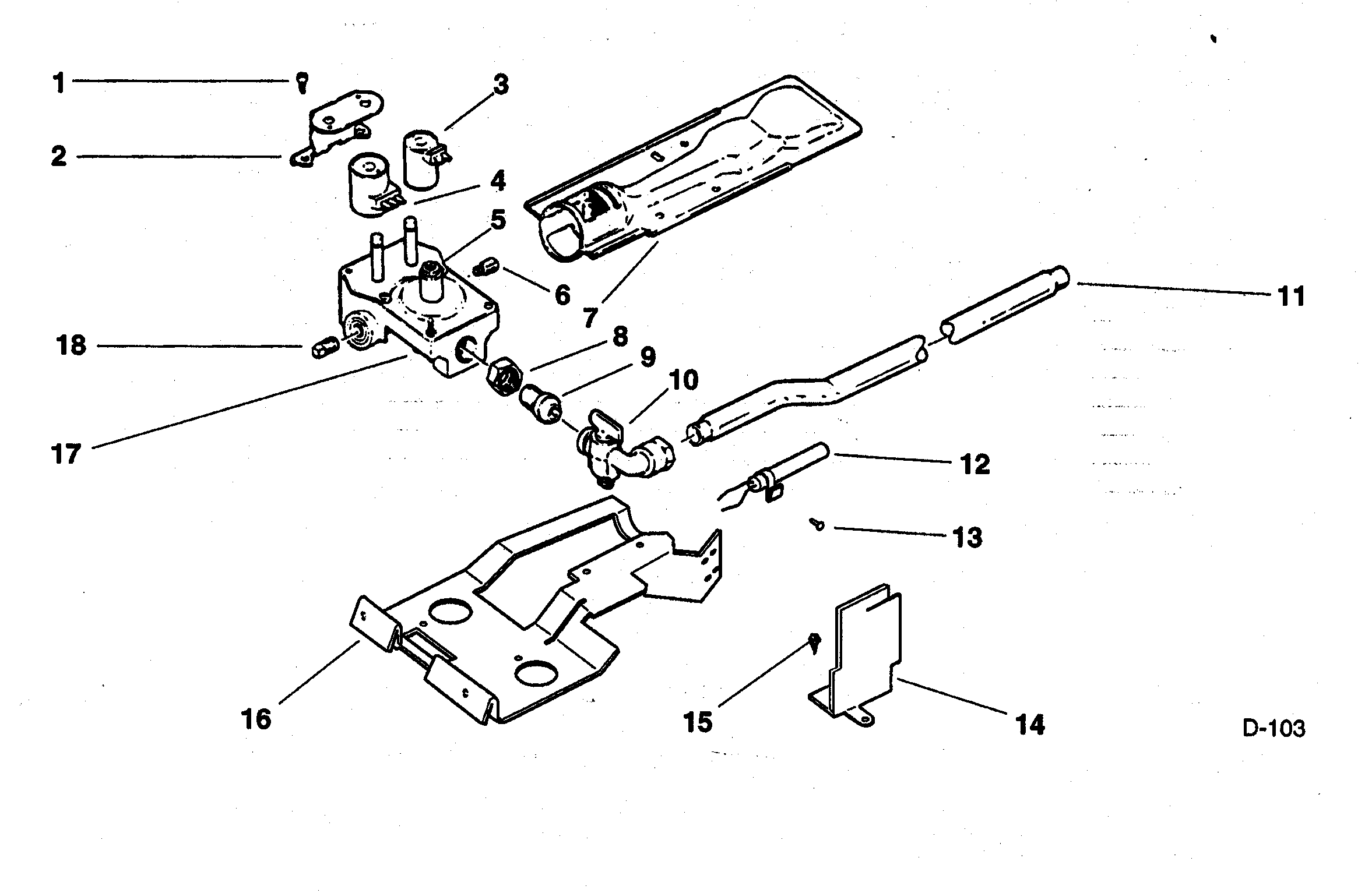 Fisher & Paykel DG06-96992 burner assy diagram