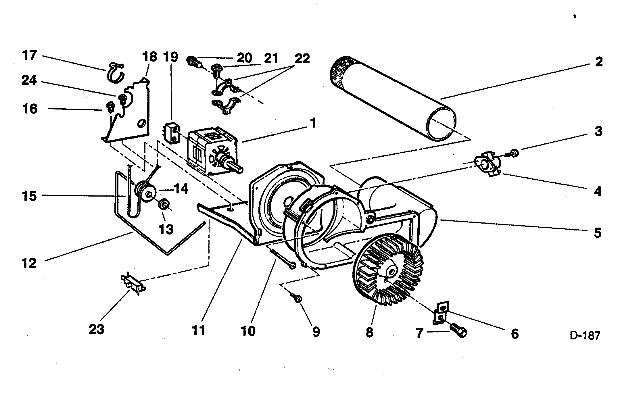 Fisher & Paykel DE06 burner assy diagram