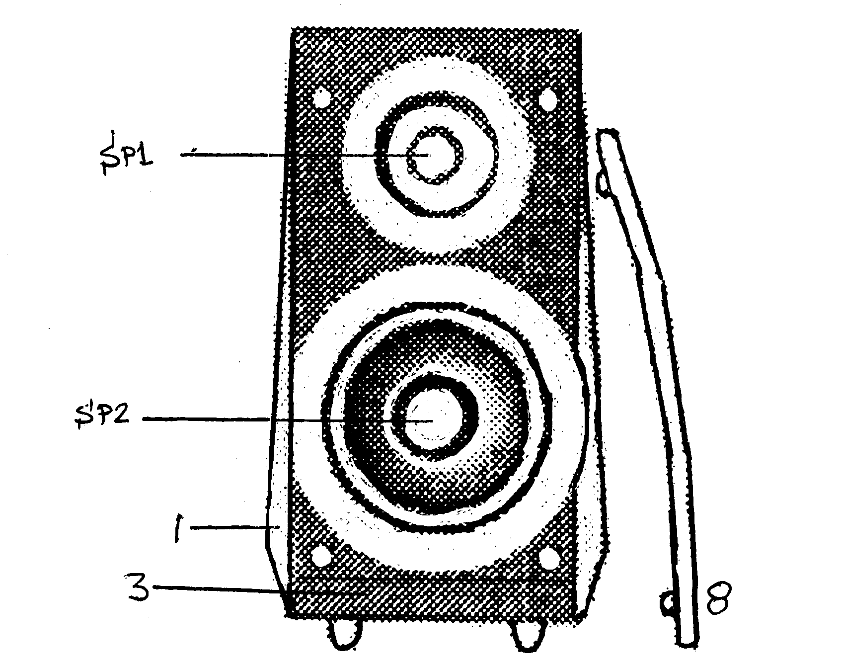 Panasonic SC-PM29P speaker parts diagram