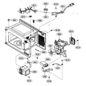 Kenmore 72165052400 oven interior parts diagram