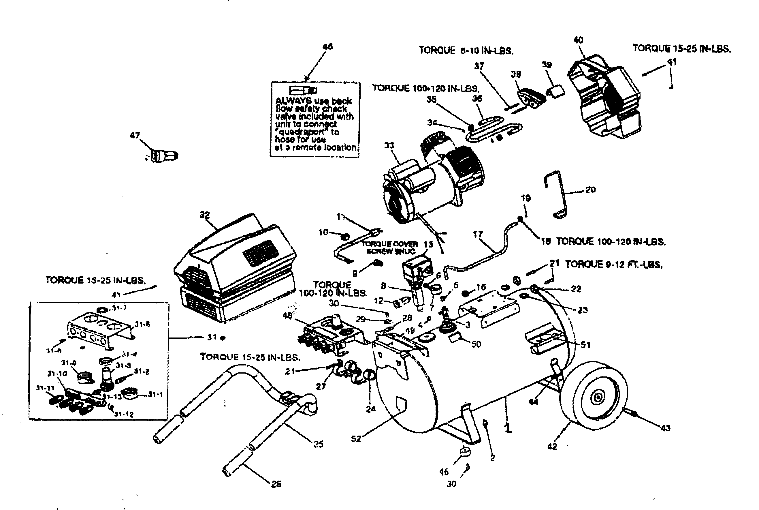 Craftsman 919166701 tank assy diagram
