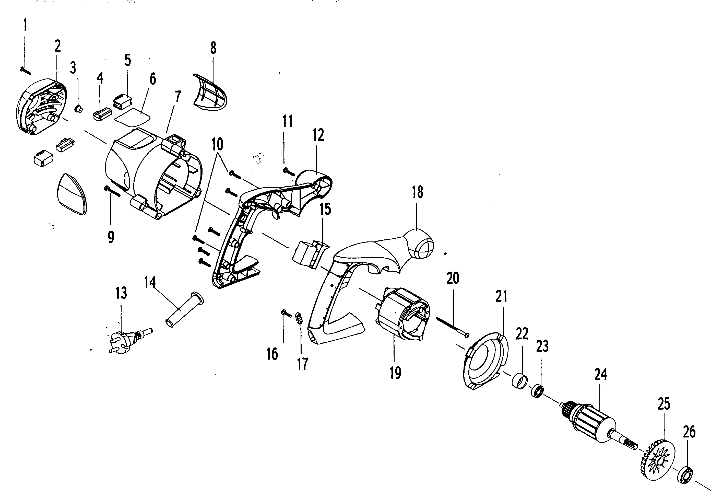 Craftsman 172108510 housing assy diagram