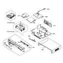 Samsung DVD-V4800 cabinet parts diagram