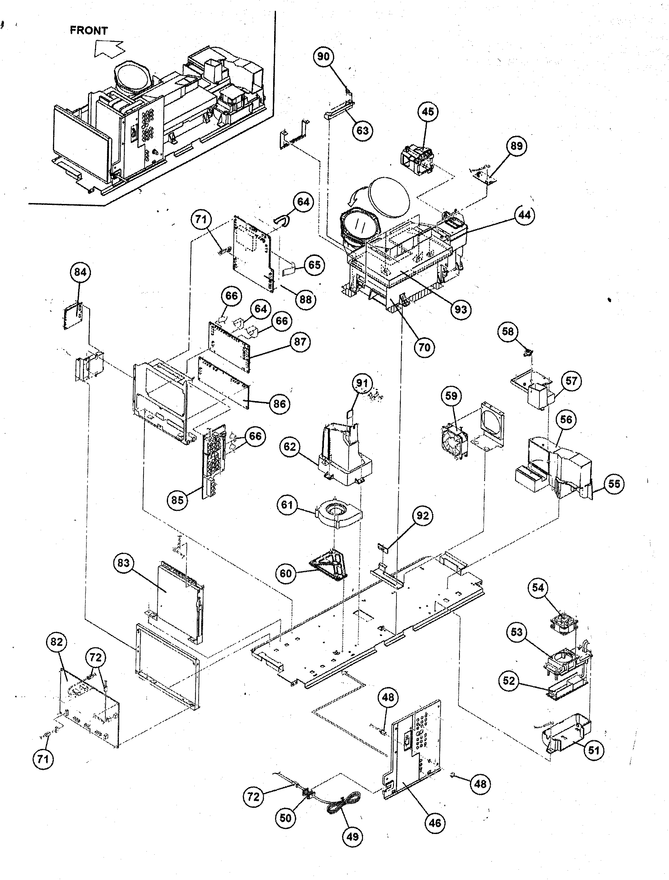 JVC HD-52Z575 light engine diagram