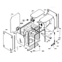 Kenmore Elite 63016302400 tank assy diagram