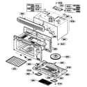 Kenmore 72164683300 oven cavity diagram