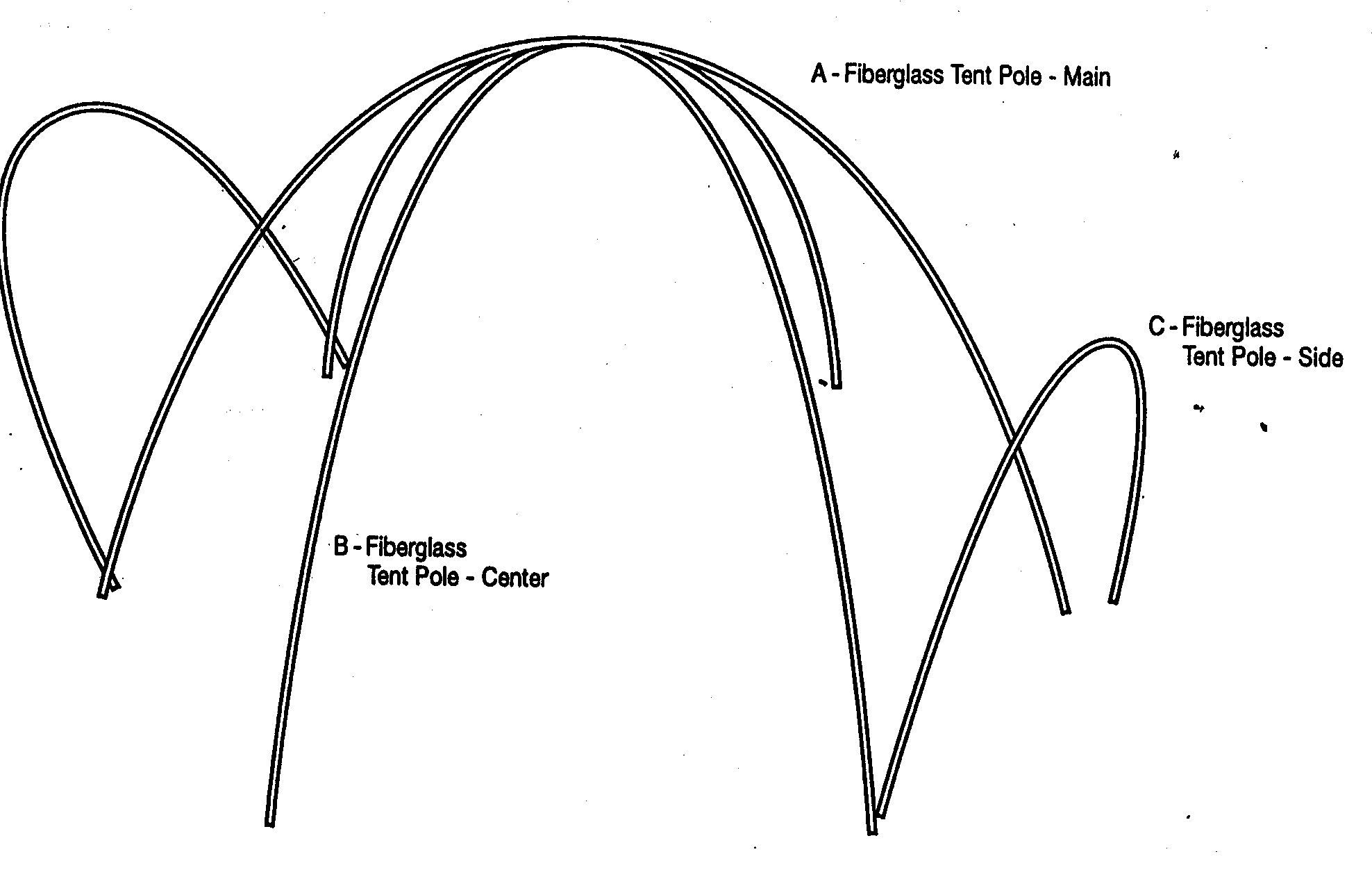 Sears 30874113 tent diagram