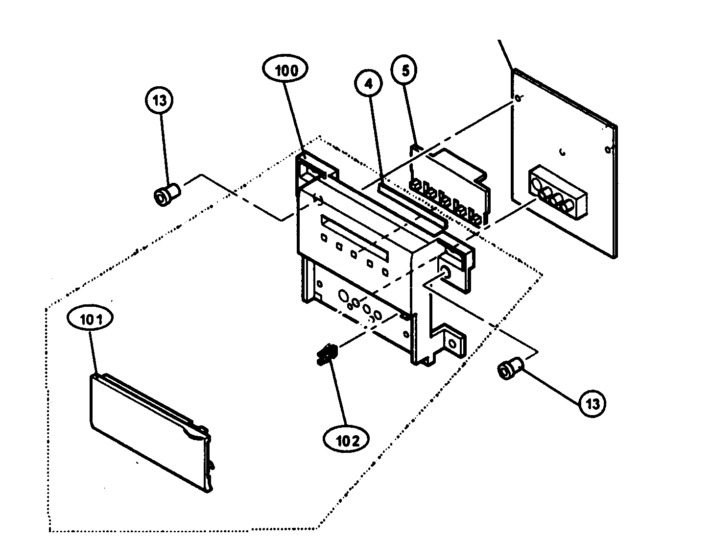 JVC AV-56WP30 cabinet parts 1 diagram