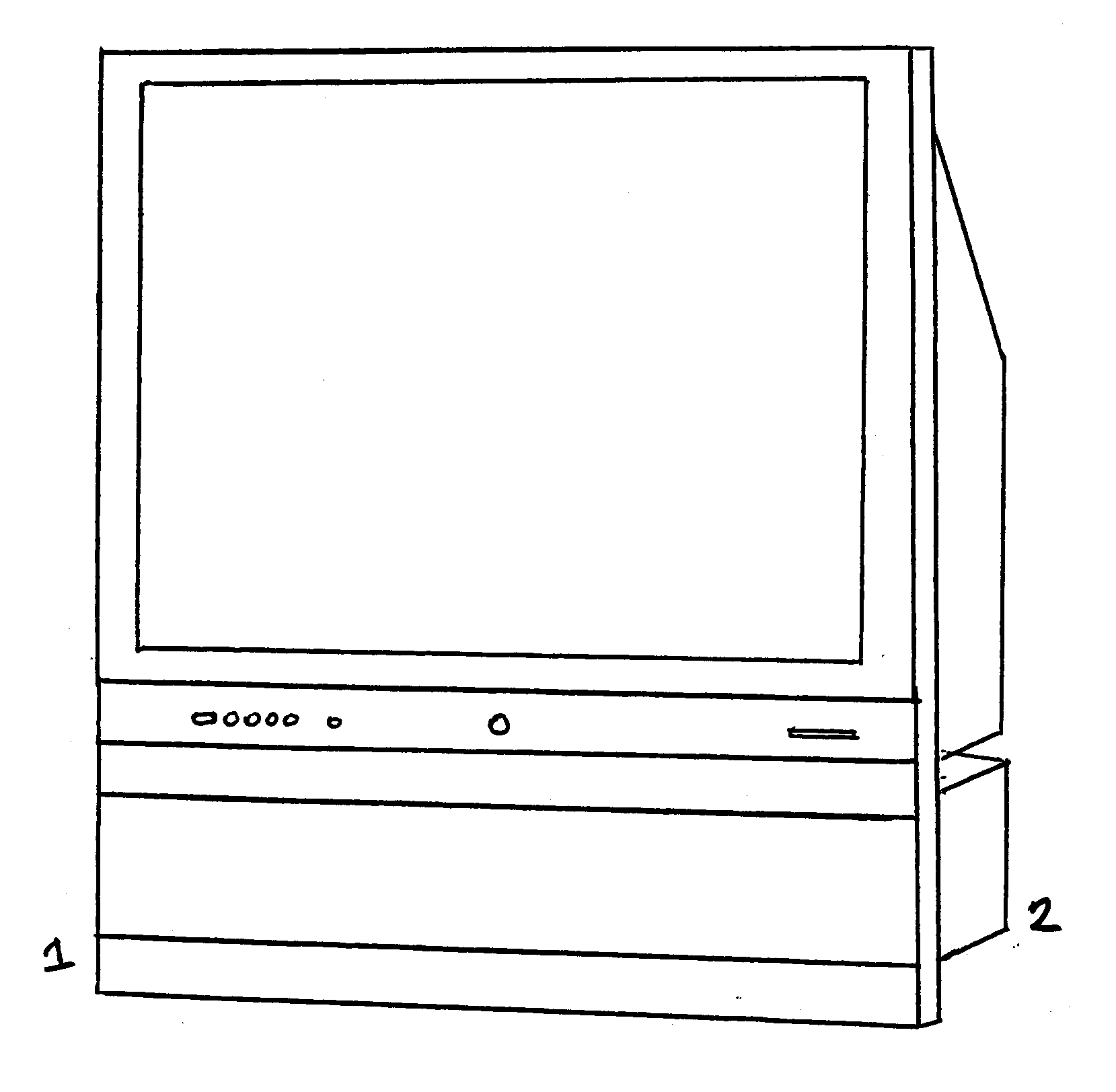 RCA D40GW10 cabinet parts diagram